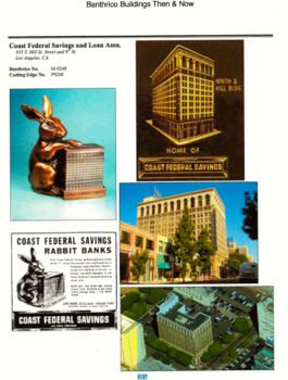 Coast Federal Savings & Loan, Assn. Banthrico Bank Data Sheet.  Pg. 1 of 3 Pages.