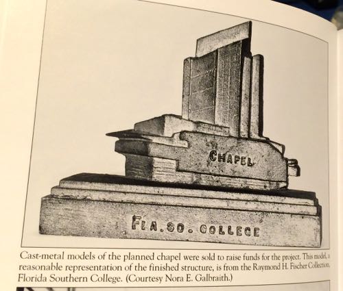 Cast Metal Model of the Annie Pfeiffer Chapel
