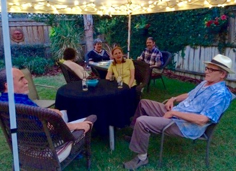 Relaxing at the SBCS "Meet and Greet"